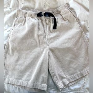 H&M men’s corduroy beige shorts size xs